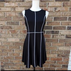 Catherine Malandrino Sleeveless A-Line Midi Dress